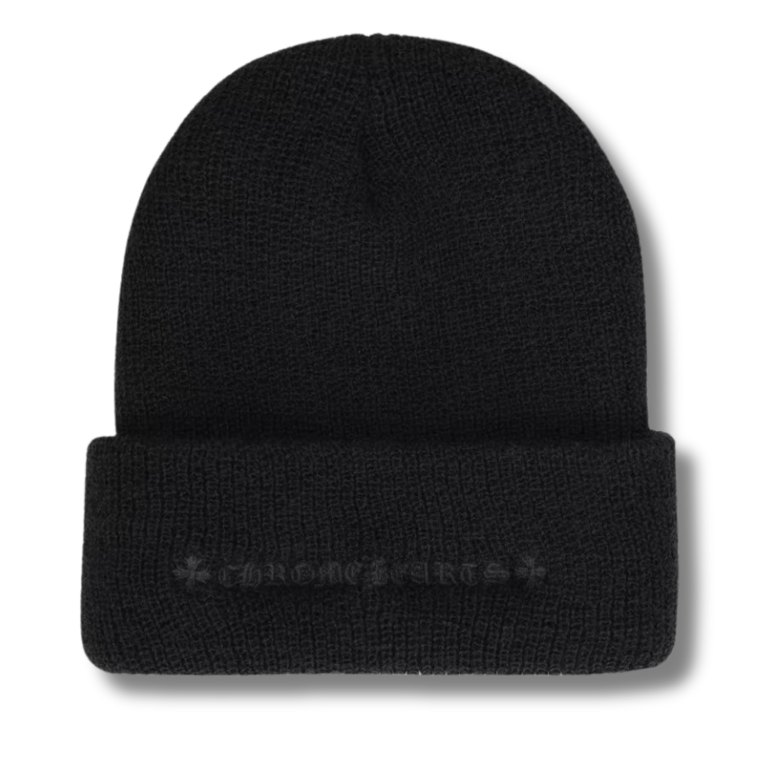 C Heart Beanie full black