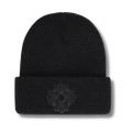 C Heart Beanie full black