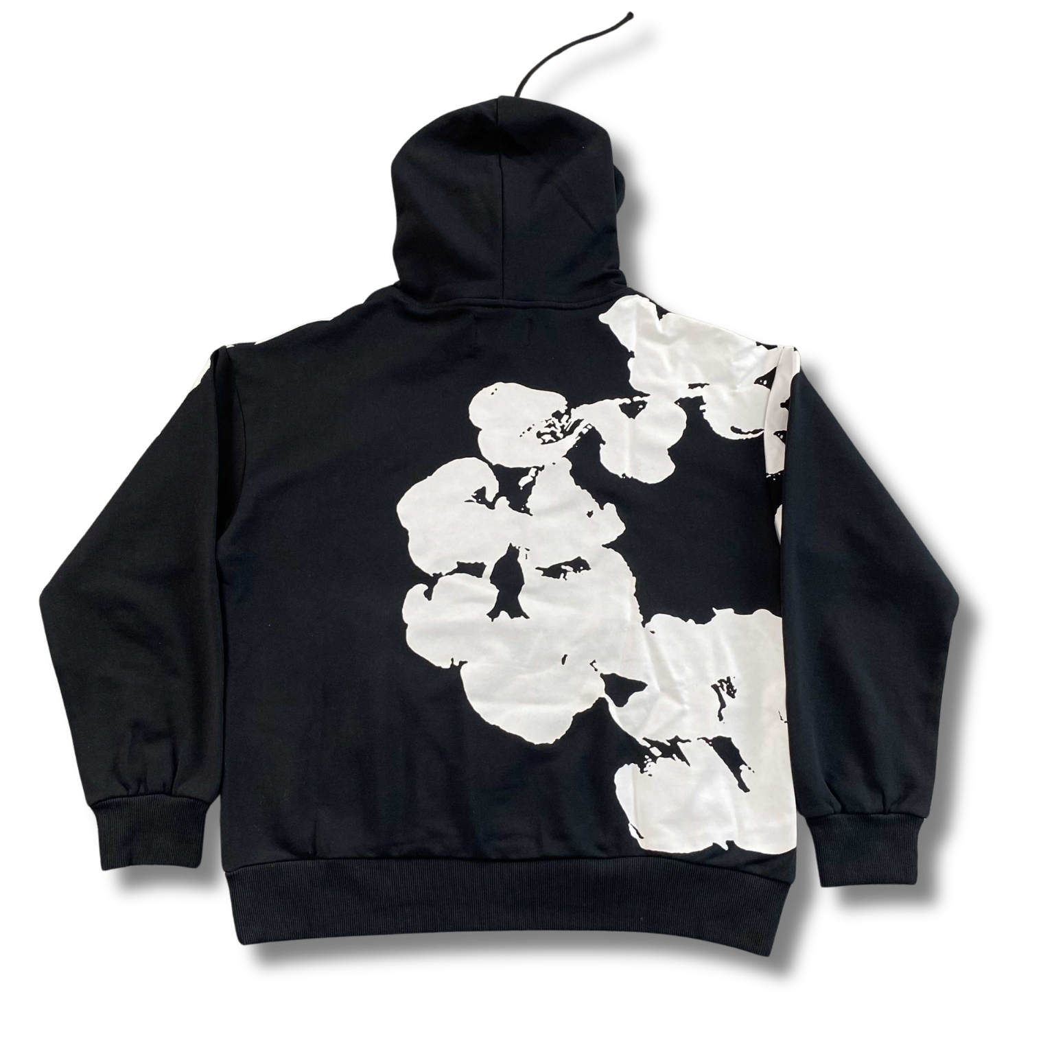D Tears Hoodie Black w white
