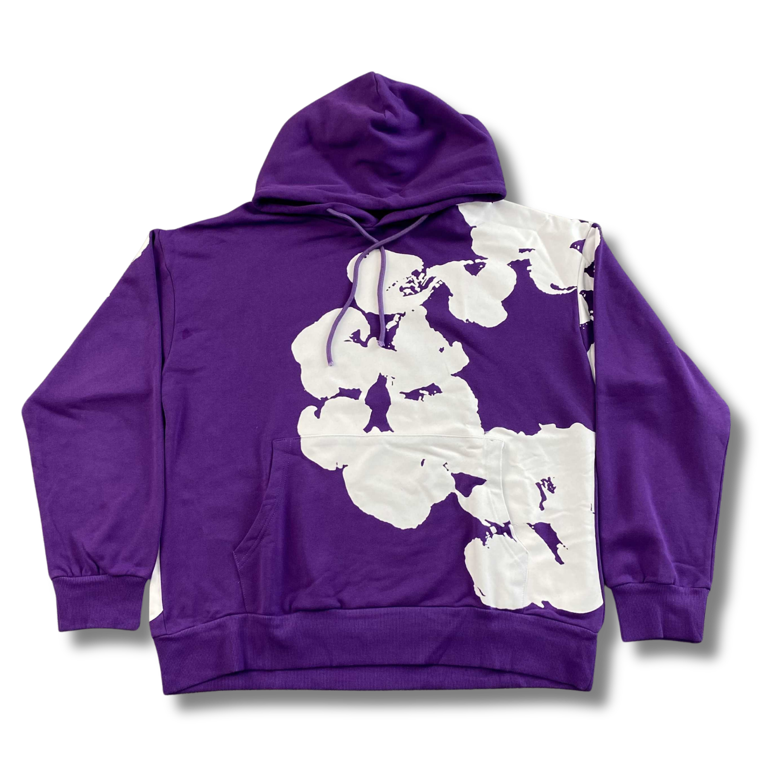 D Tears Hoodie purple w white