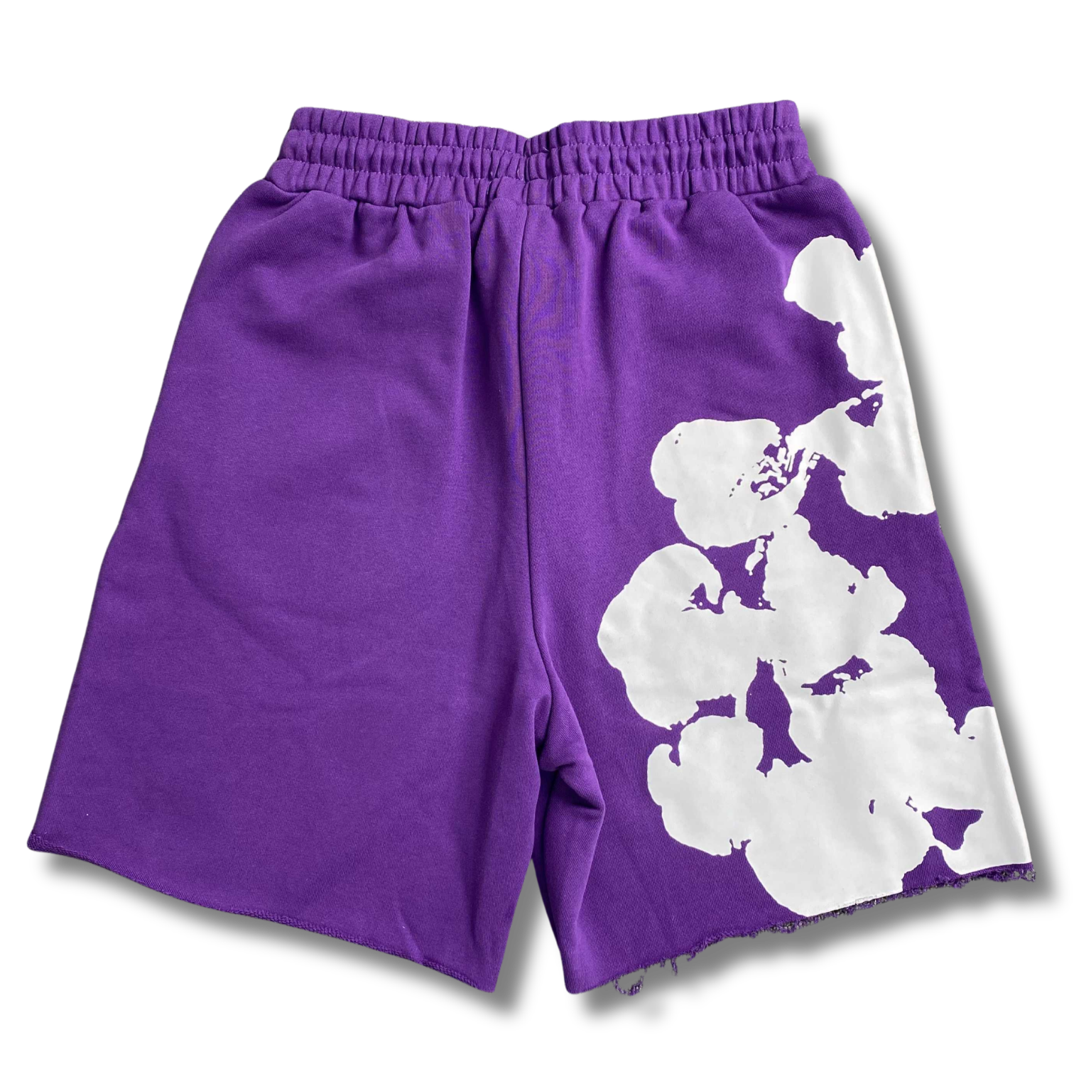 D Tears Shorts purple w white