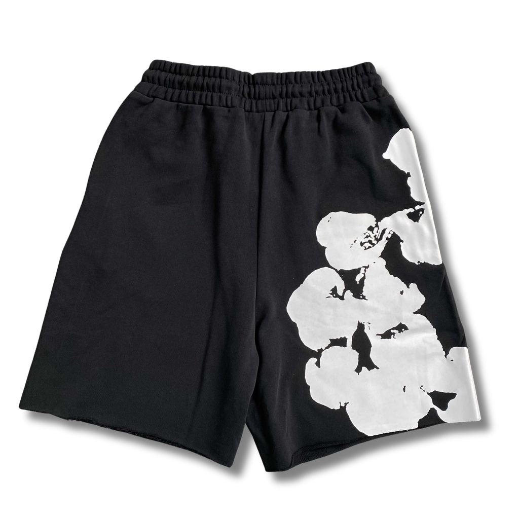 D Tears Shorts black w white
