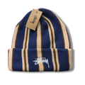Stu Beanie navy w stripes