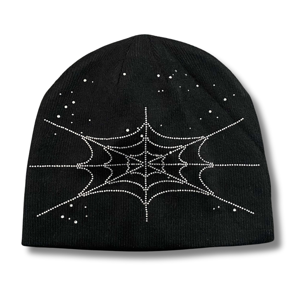 Spider Beanie web black