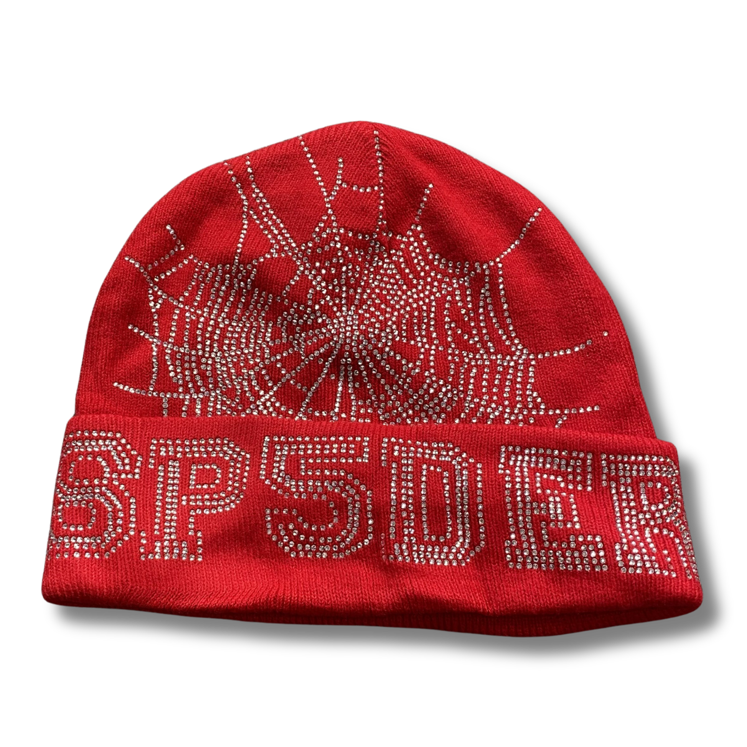 Spider Beanie red