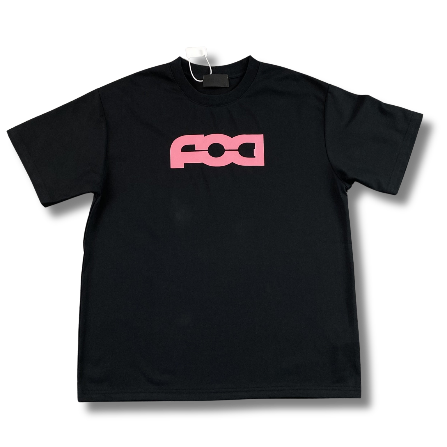 FOG T-Shirt pink w black