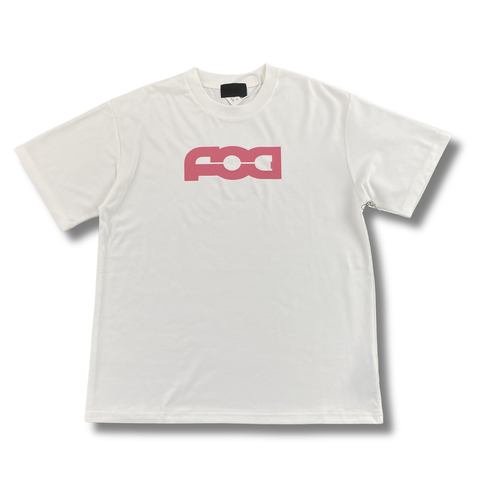 FOG T-Shirt pink w white