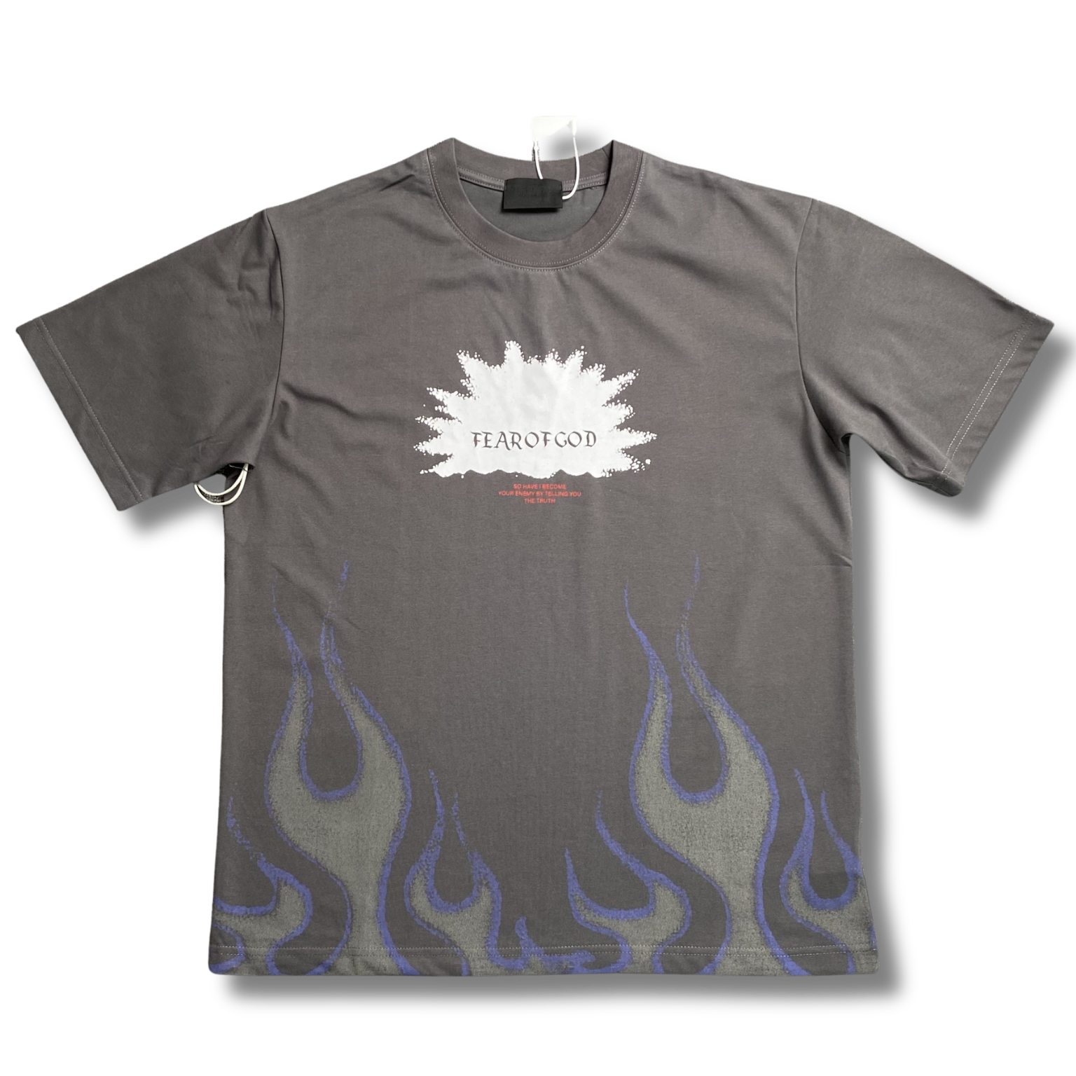 FOG T-Shirt flames gray