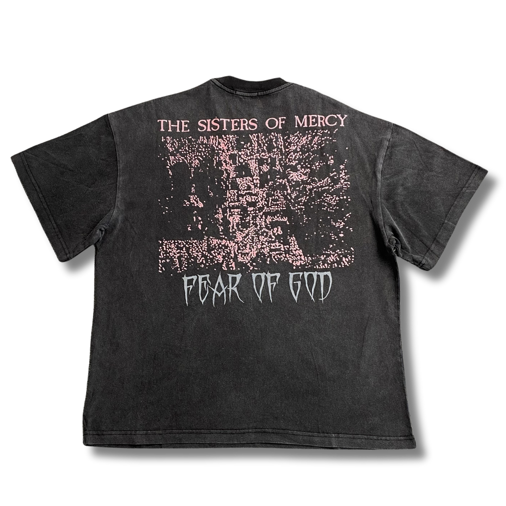 FOG T-Shirt black w pink