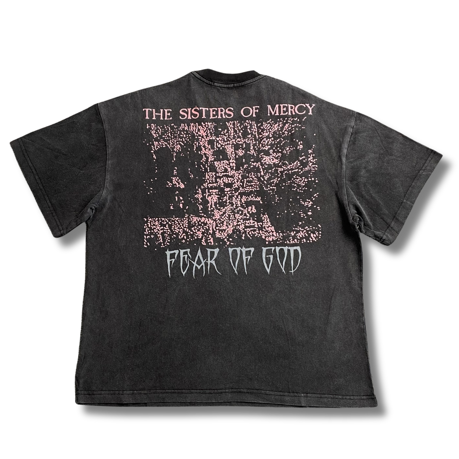 FOG T-Shirt black w pink