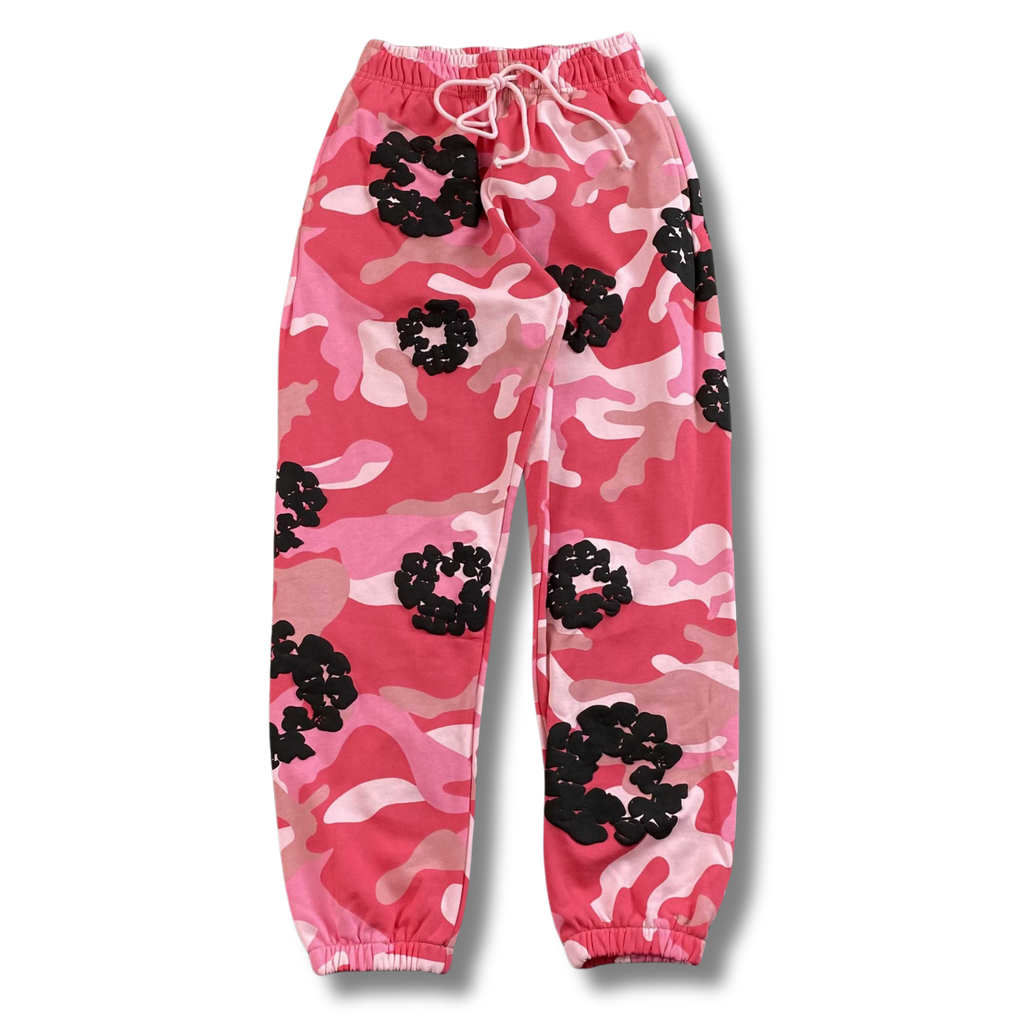 D Tears Pants army pink