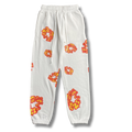 D Tears Pants orange w white
