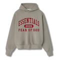 FOG Hoodie gray w red