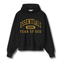 FOG Hoodie black w yellow