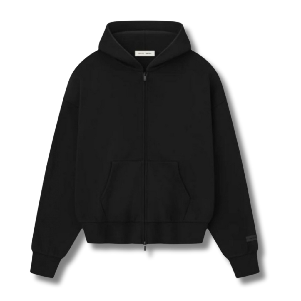 FOG zip up Hoodie black