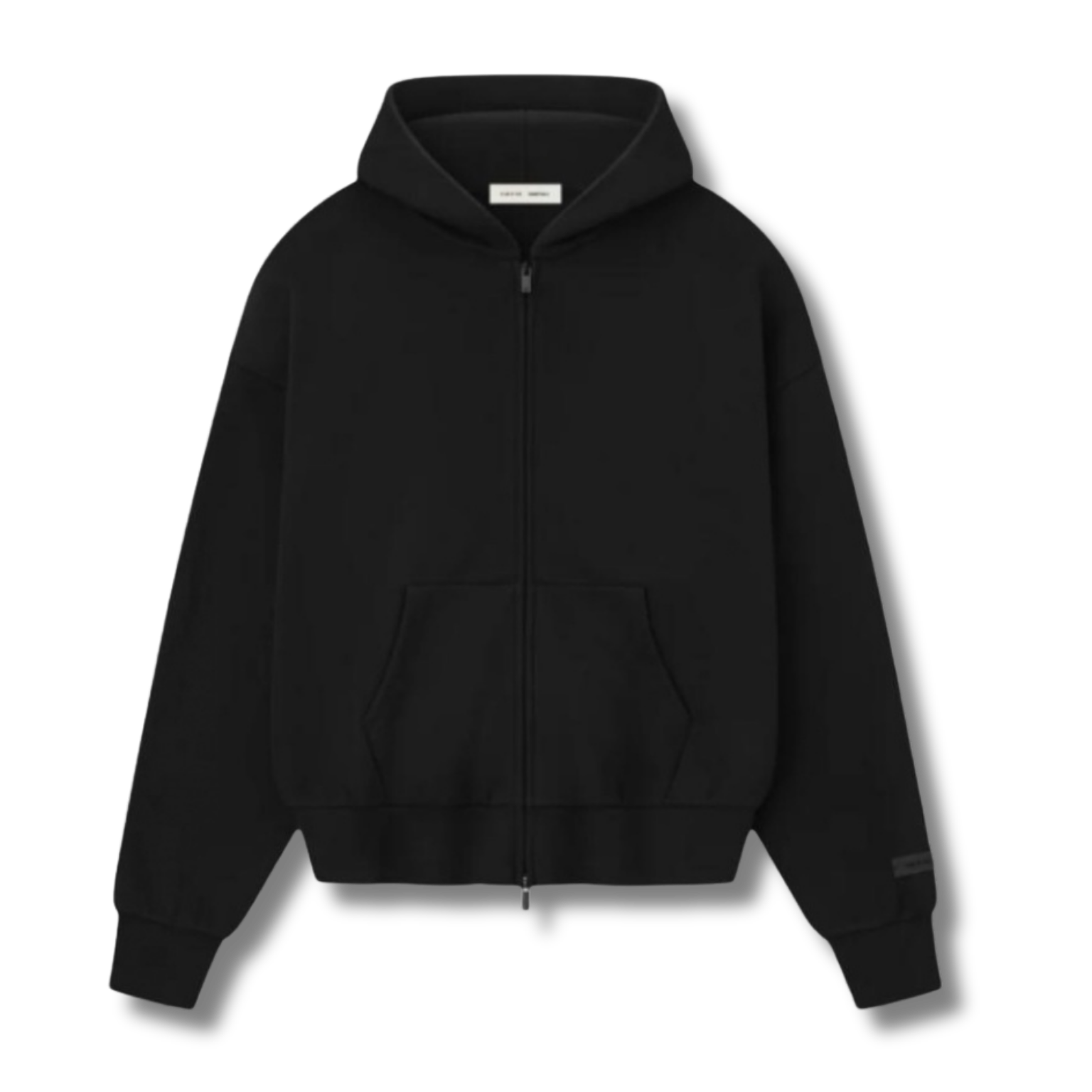 FOG zip up Hoodie black