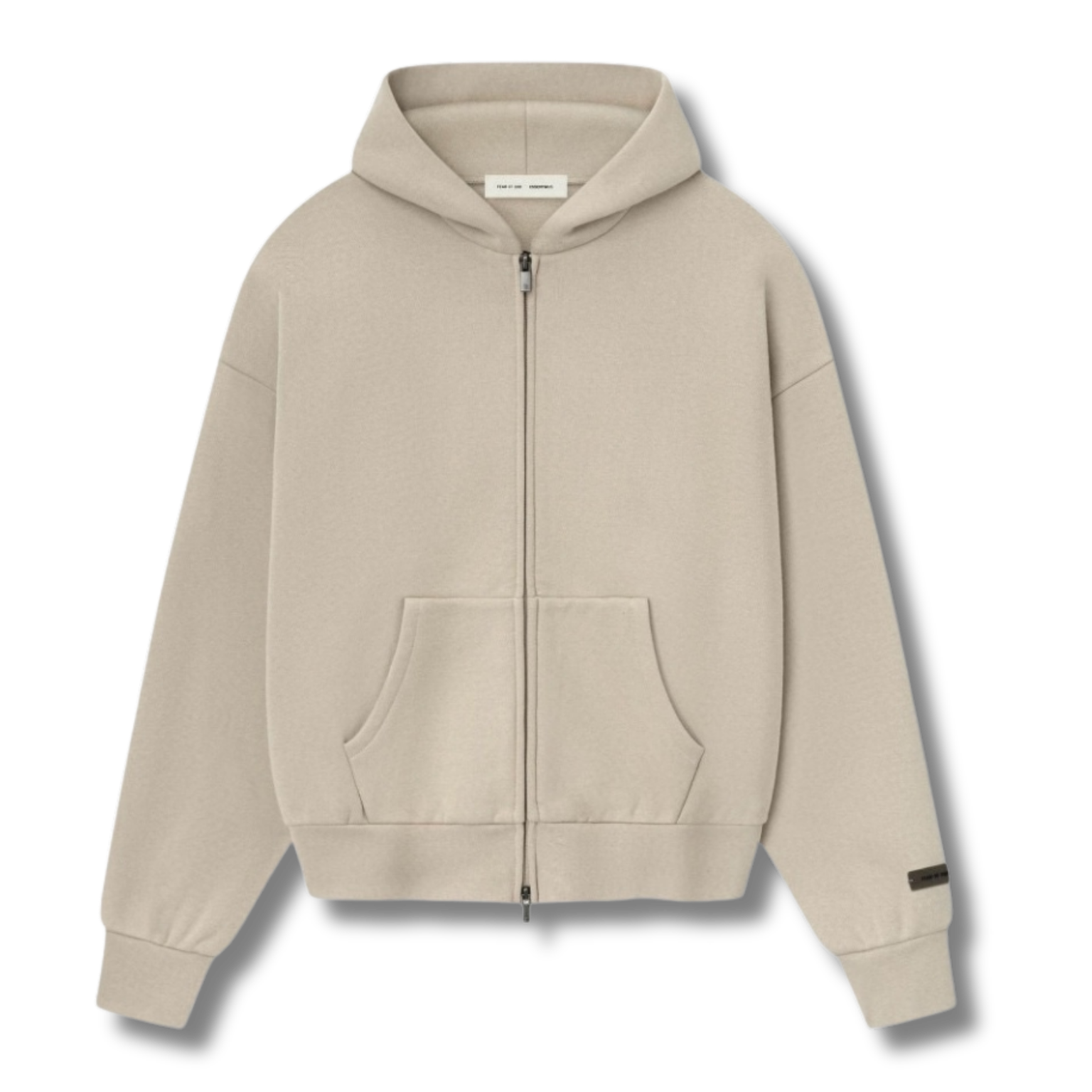 FOG zip up Hoodie beige