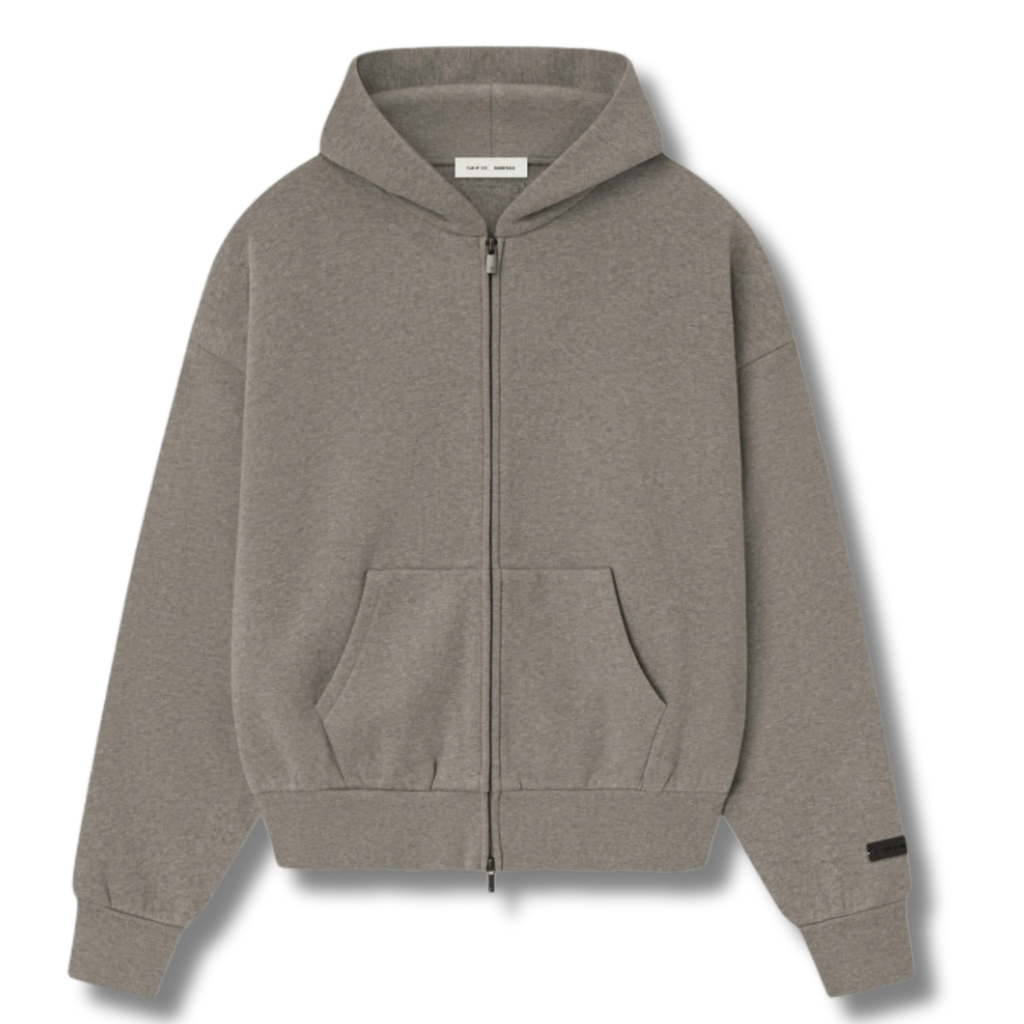 FOG zip up Hoodie gray