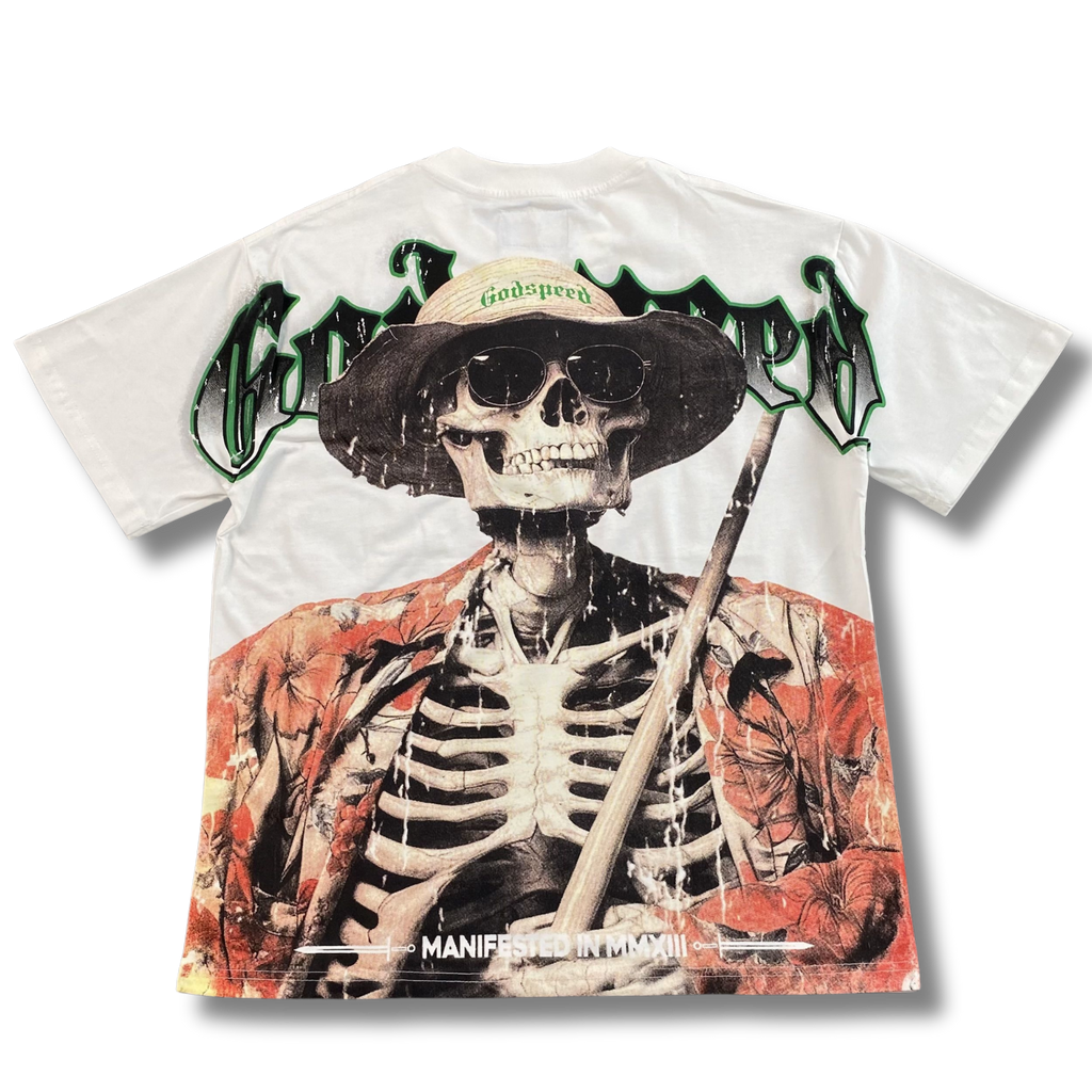 G Speed T-shirt skeleton white