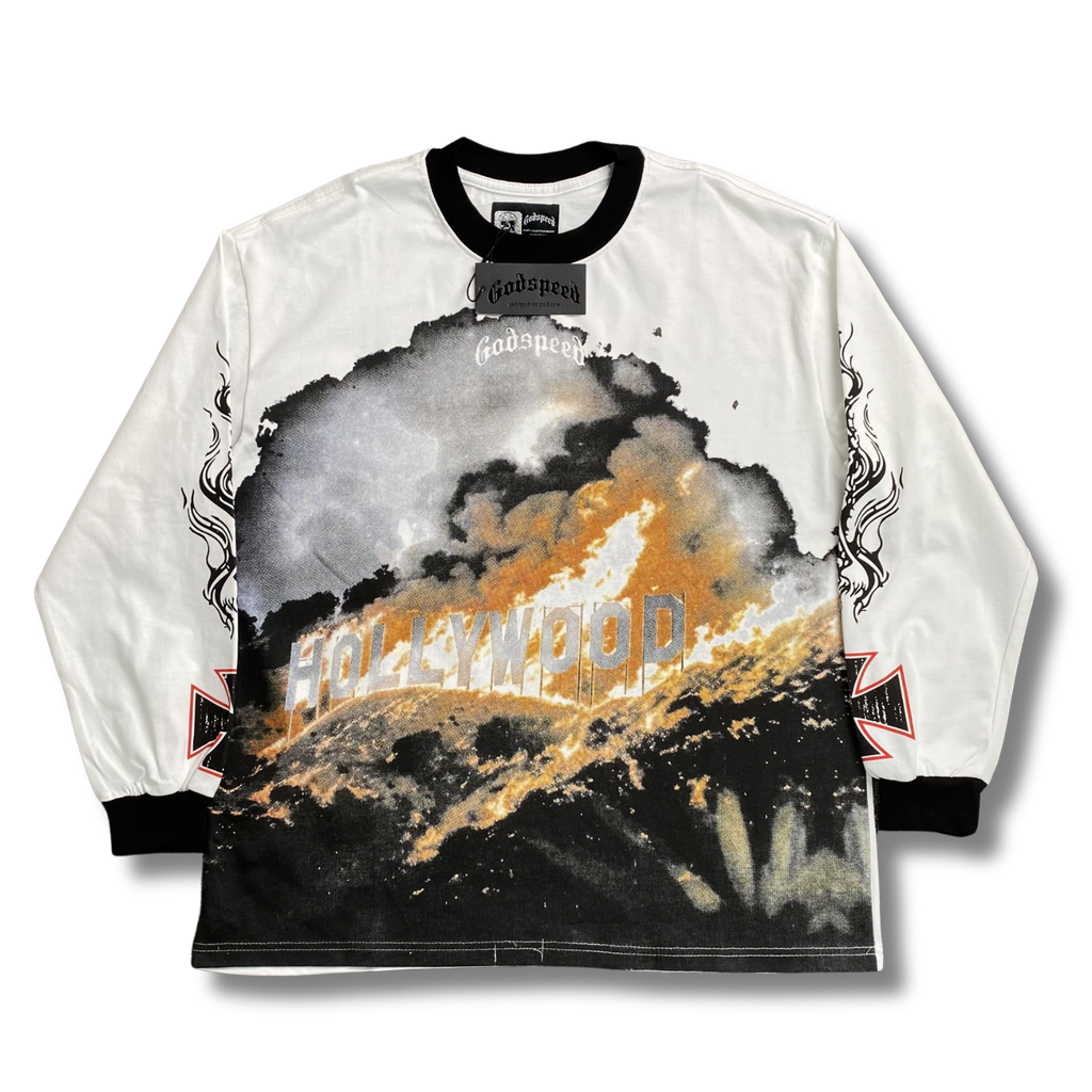 G Speed sweater fire white