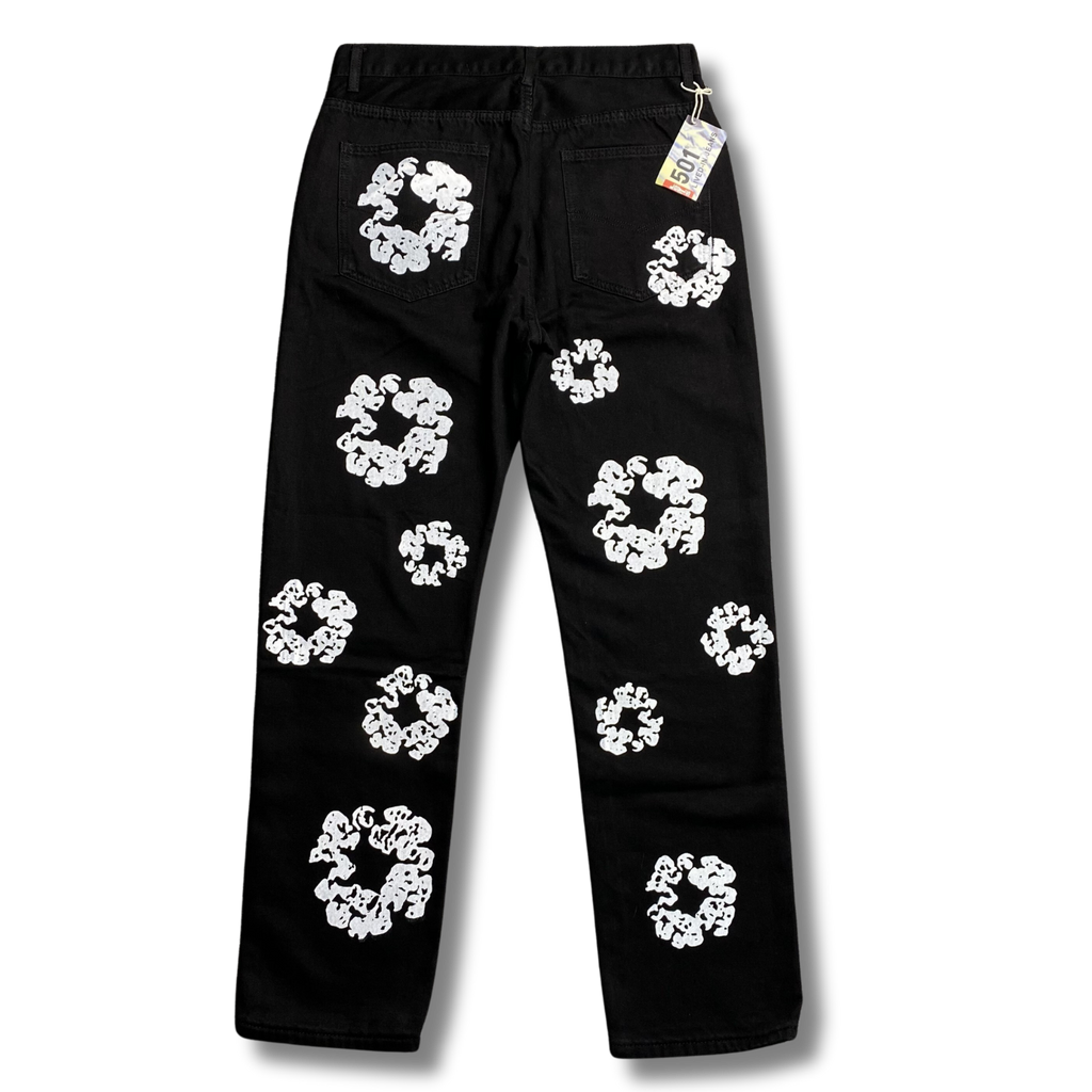 D Tears Jeans black