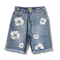 D Tears shorts knee length blue