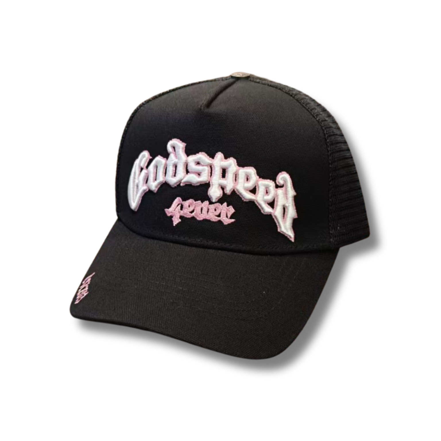 G Speed cap black w pink