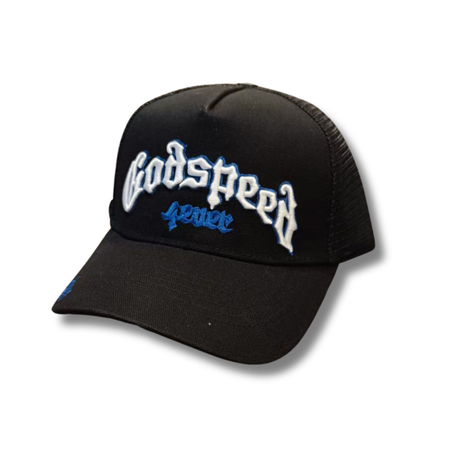 G Speed cap black w blue