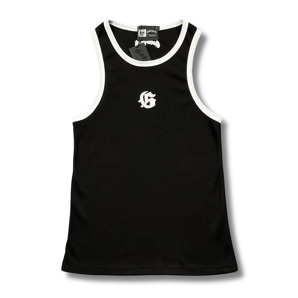 G Speed tank top black w white