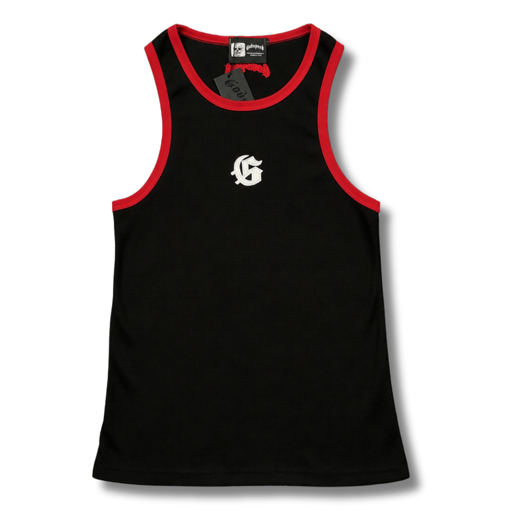 G Speed tank top black w red