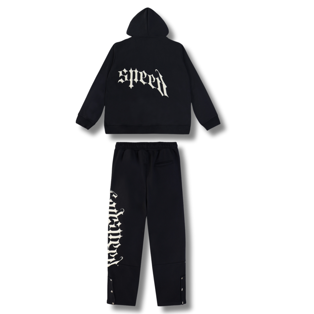 G Speed Tracksuit black w white