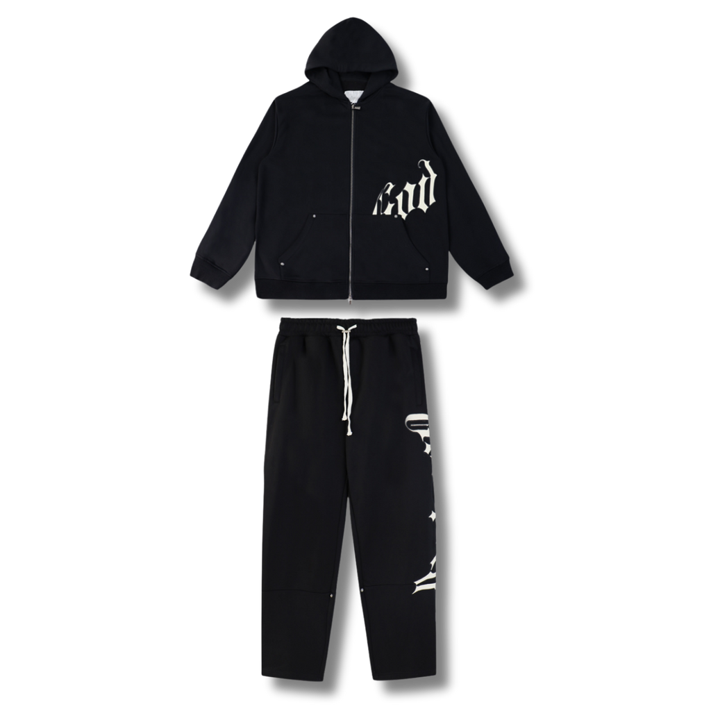 G Speed Tracksuit black w white