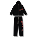 G Speed Tracksuit black w red