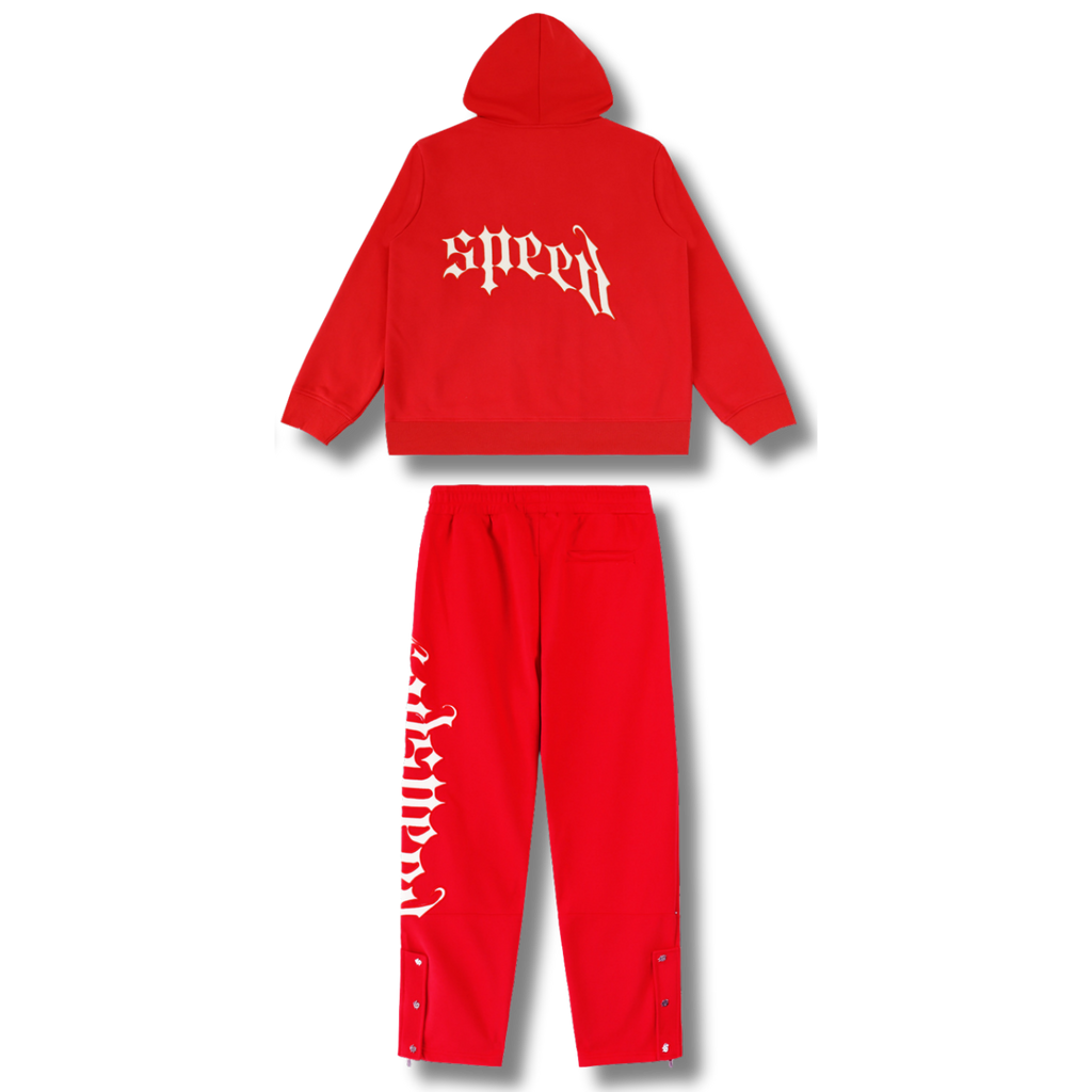 G Speed Tracksuit red