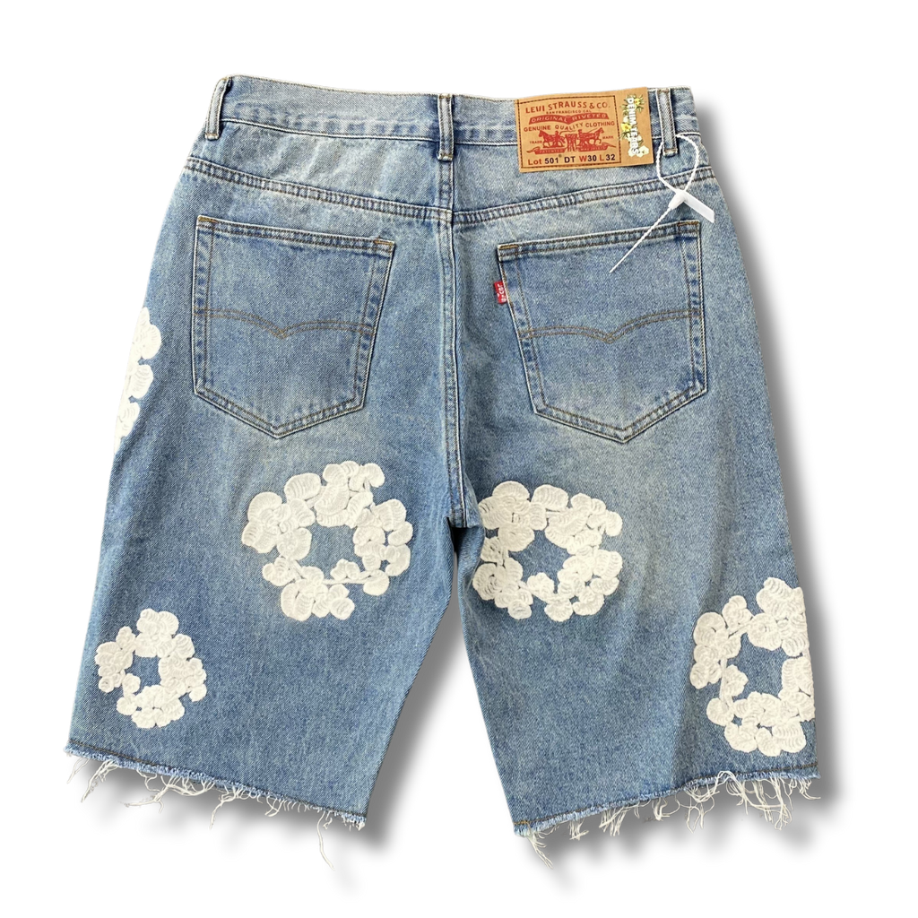 D Tears x Levi shorts blue