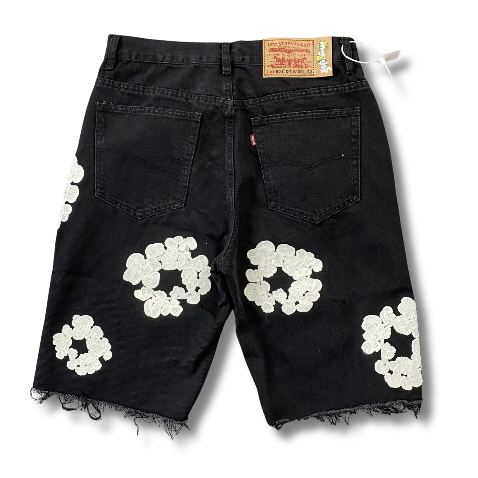D Tears x Levi shorts black