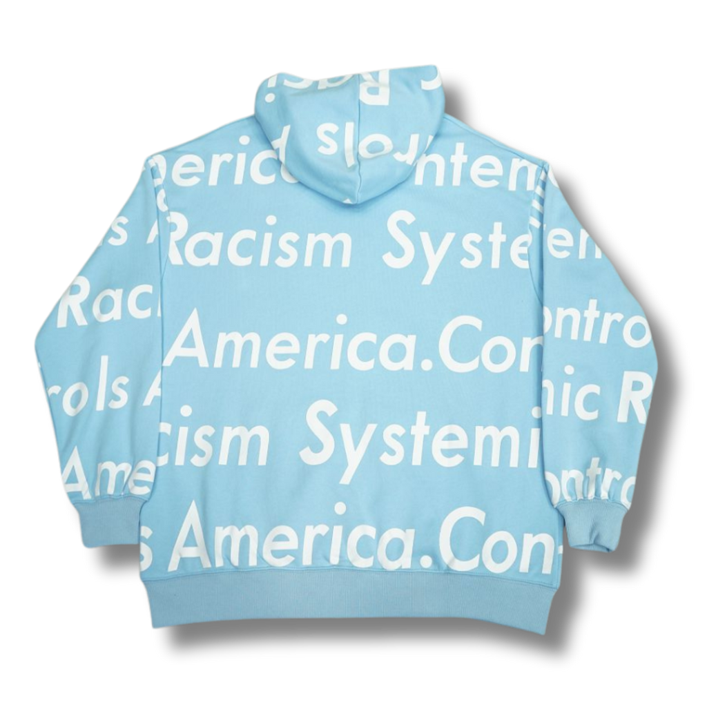 D Tears zip up Hoodie classic blue