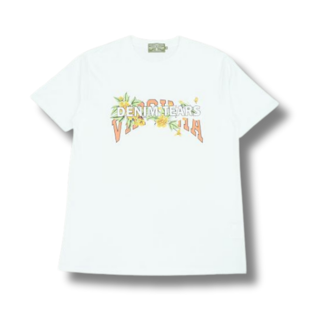 D Tears T Shirt flower white