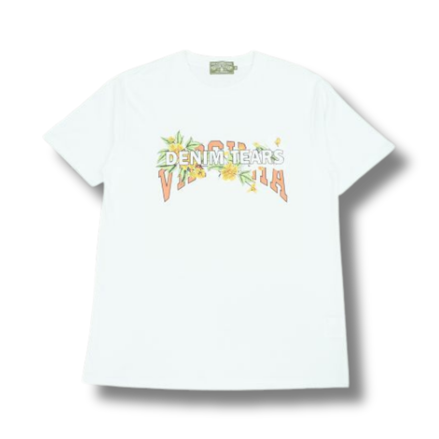 D Tears T Shirt flower white