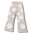 D Tears wide leg trousers gray