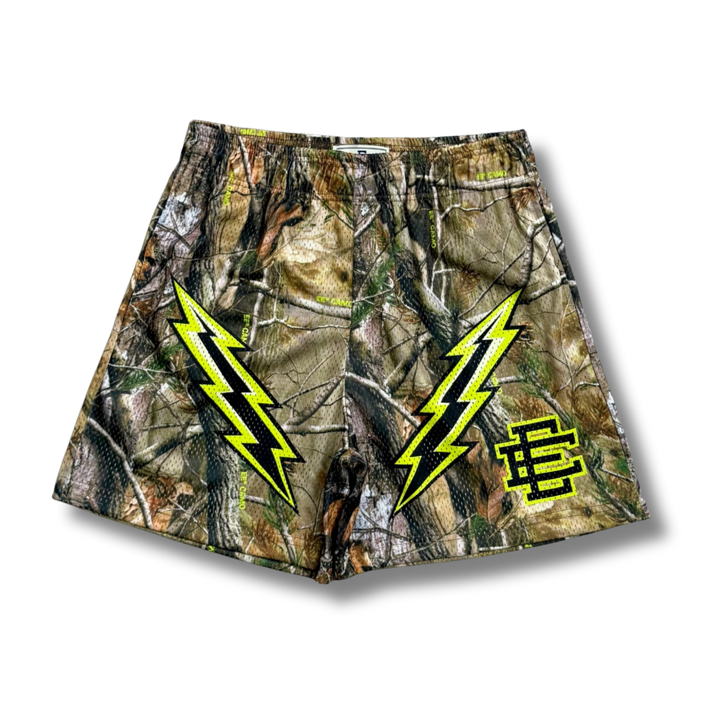 Eric E shorts yellow bolt