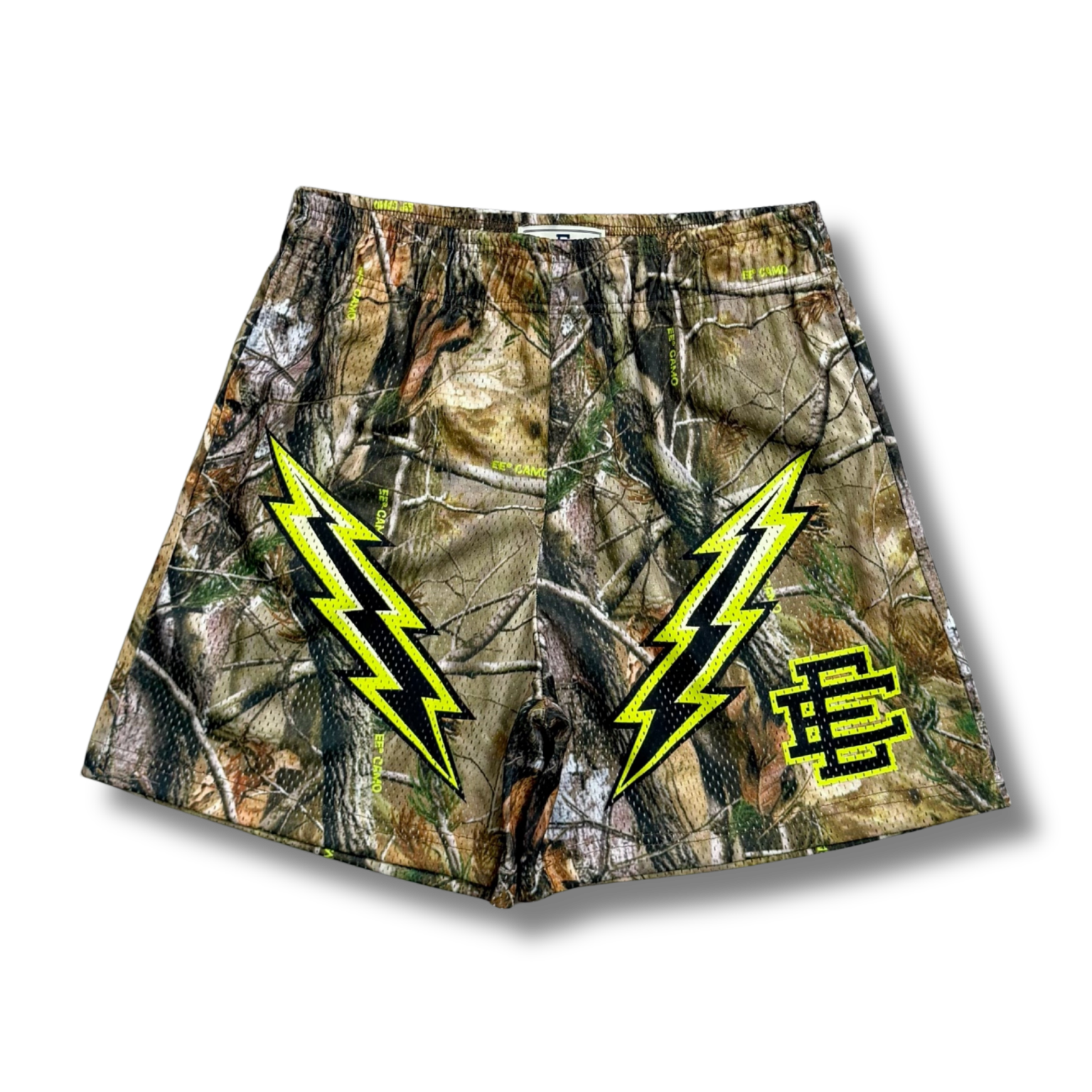 Eric E shorts yellow bolt