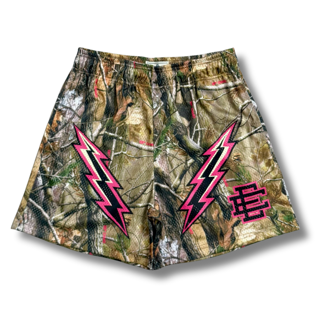 Eric E shorts pink bolt