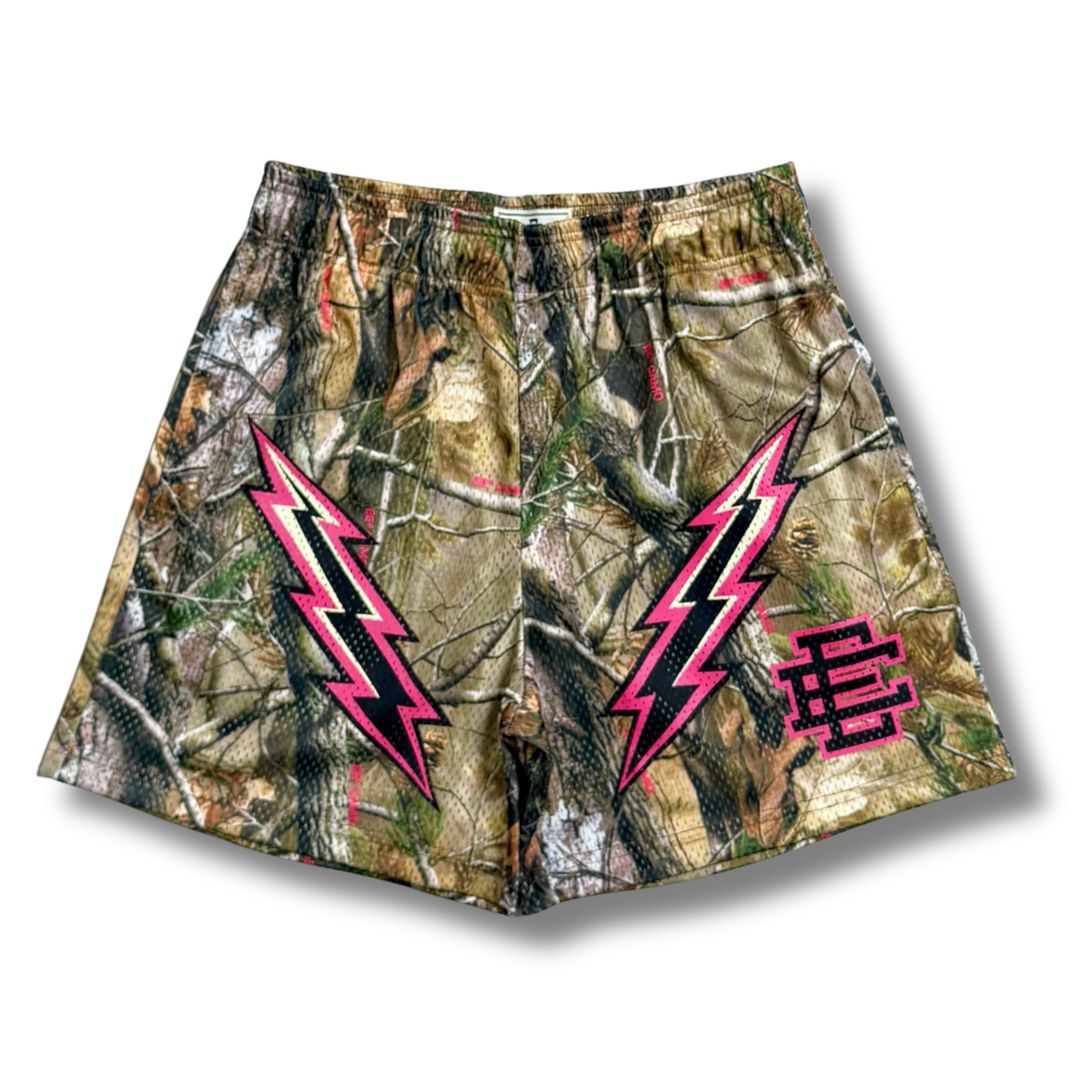 Eric E shorts pink bolt