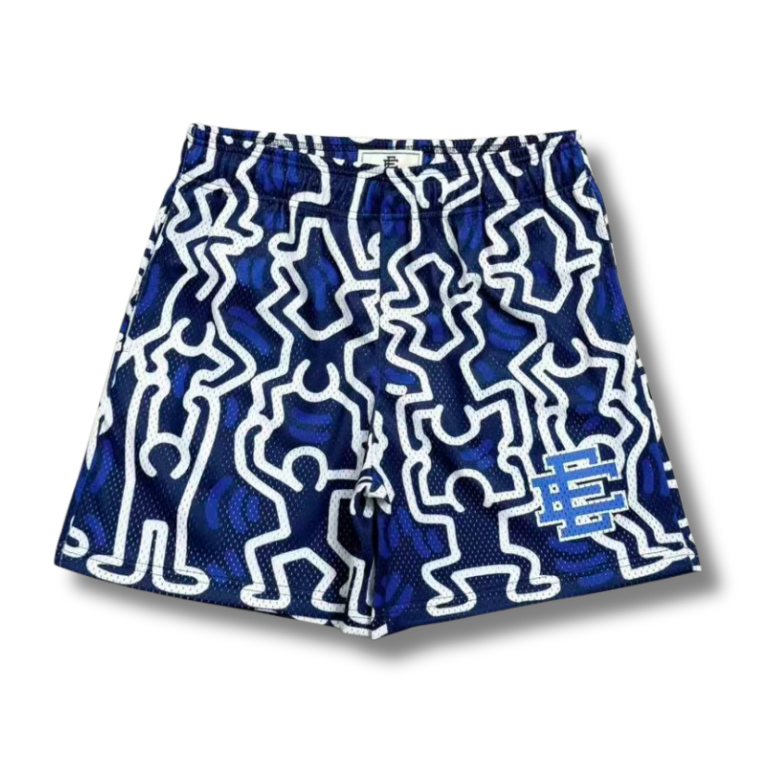 Eric E shorts blue people