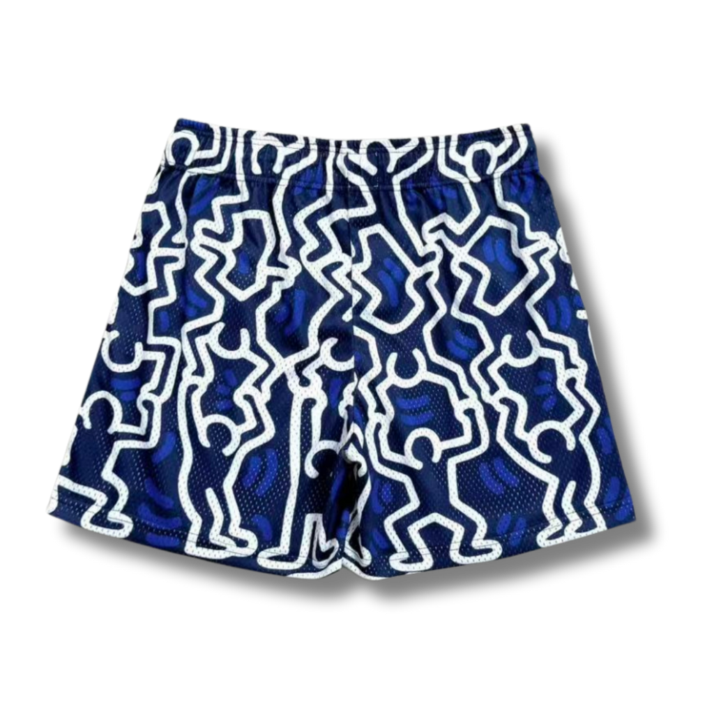 Eric E shorts blue people
