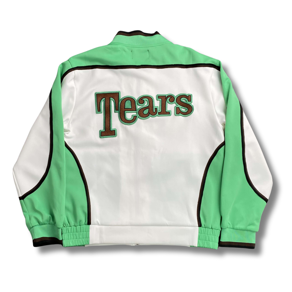 D Tears jacket green w white