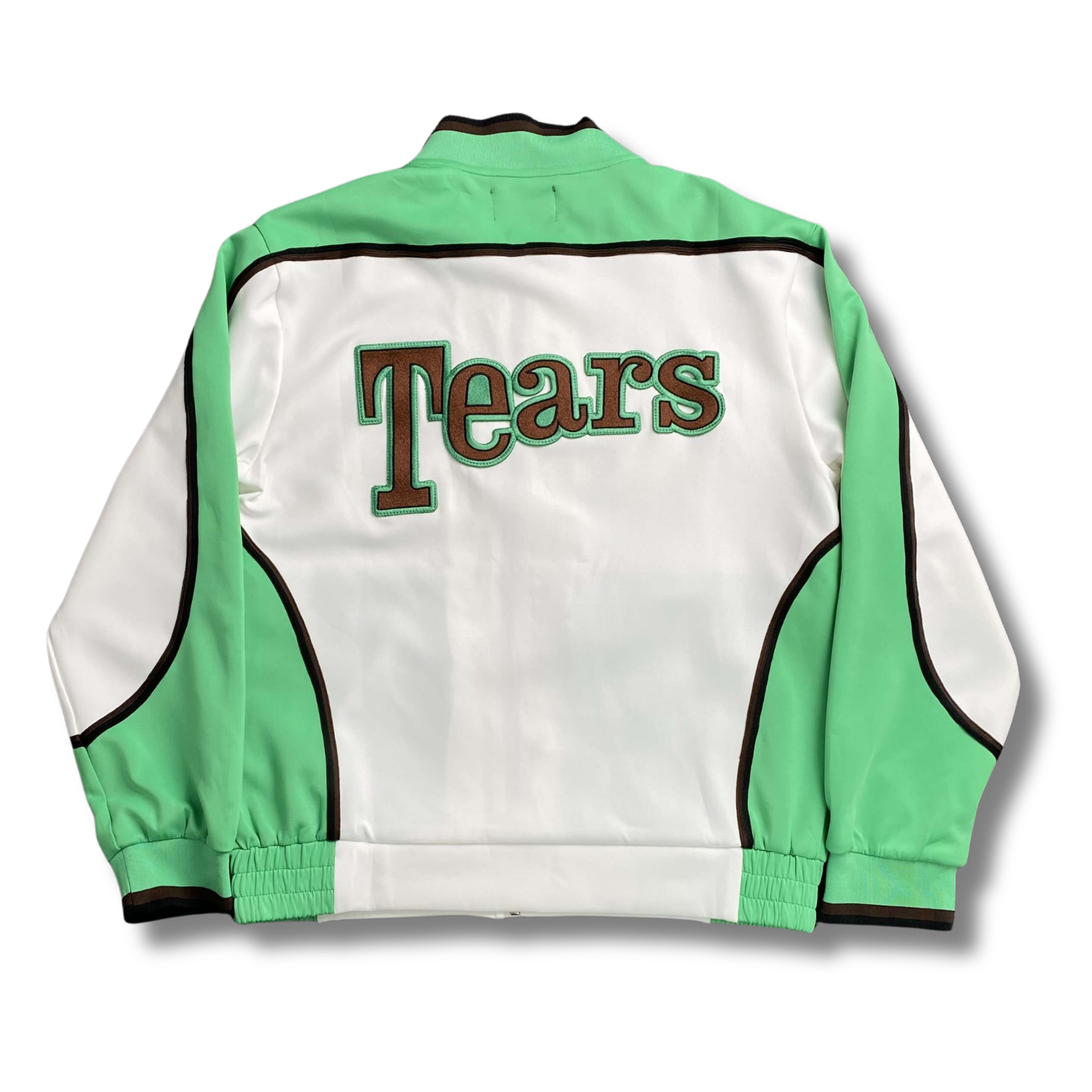 D Tears jacket green w white