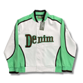 D Tears jacket green w white