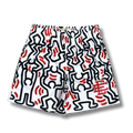 Eric E shorts people black w white